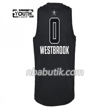 NBA Børn Trøje Oklahoma City Thunder Russell Westbrook 0 2018 All Star Jordan Brand Sort Swingman NBA Børn Trøje Oklahoma City Thunder Russell Westbrook 0 2018 All Star Jordan Brand Sort Swingman